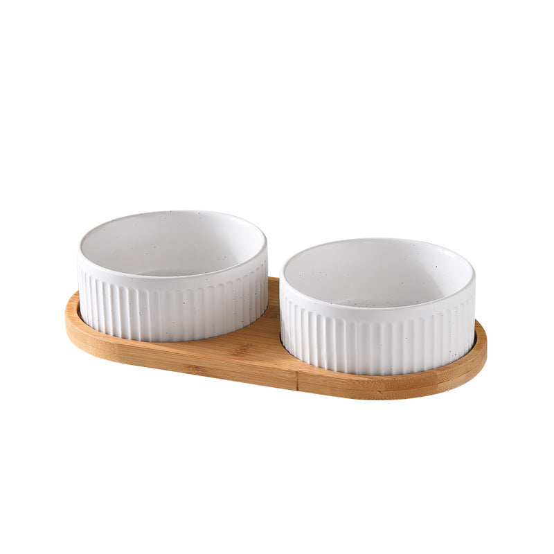 Ceramic Small Medium Large Dog Food Basin