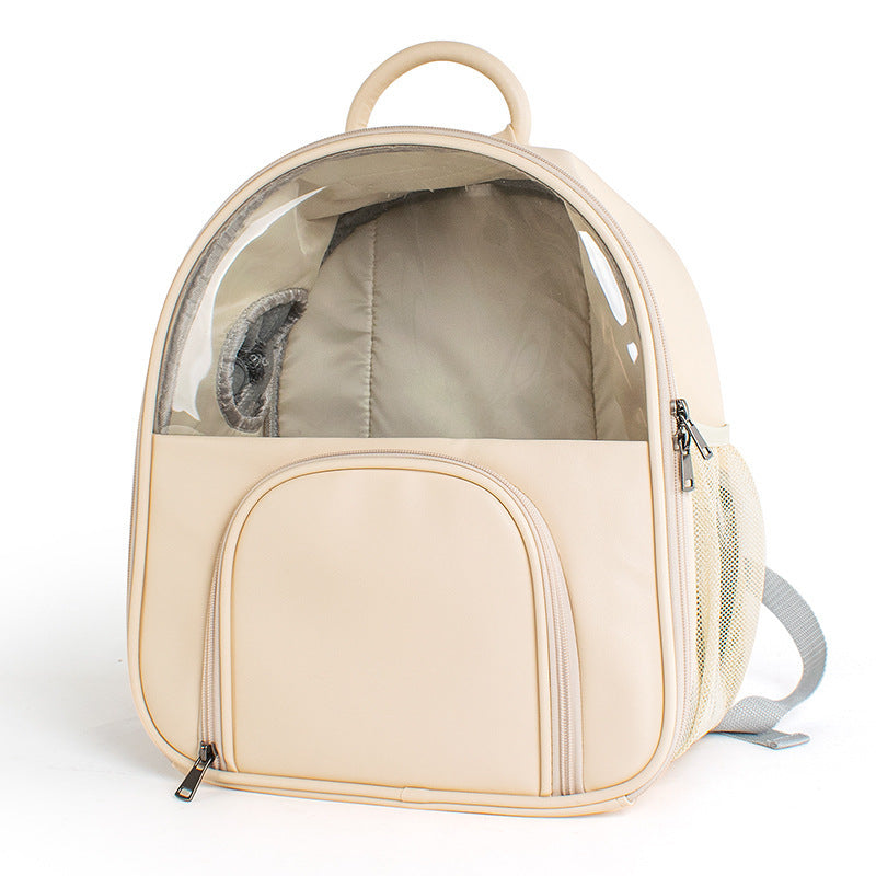 Cat Bag Outing Backpack High-value Visible Transparent Cat And Dog Outing Pet Bag