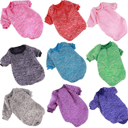 Colorful pet clothes pet two-legged sweater