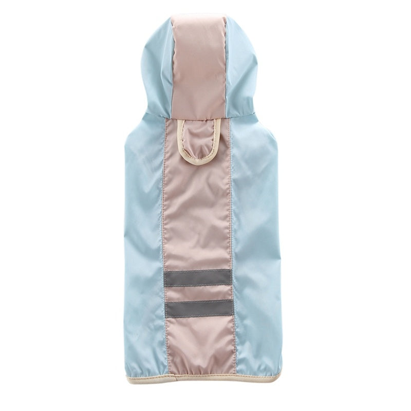 Dog reflective raincoat pet clothes