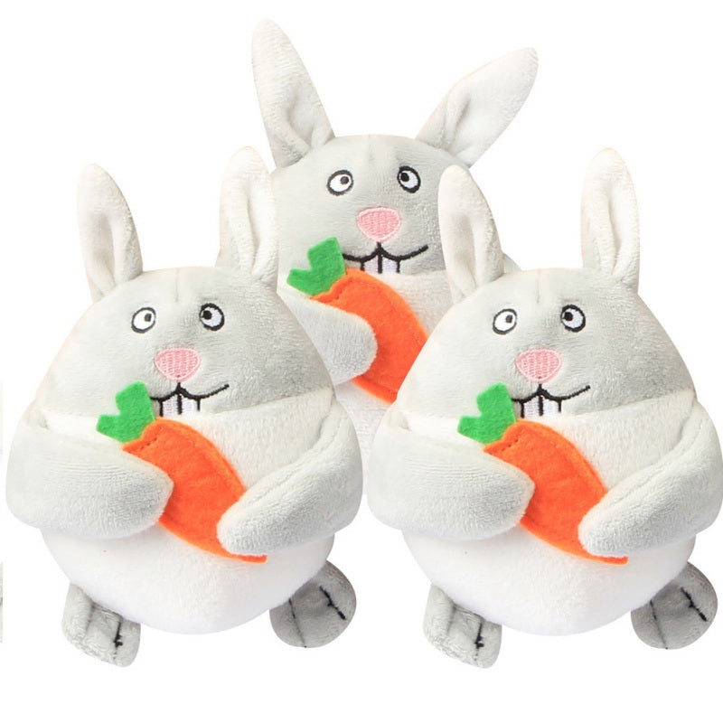 Pet voice toy carrot house