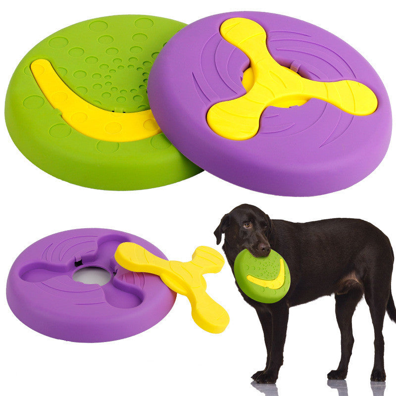 Pet Throwing Training Drop Resistant Bite Resistant UFO Toy