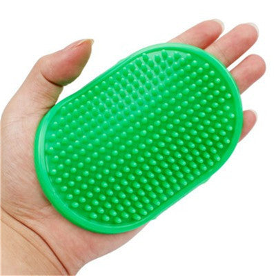 Dog bath massage brush