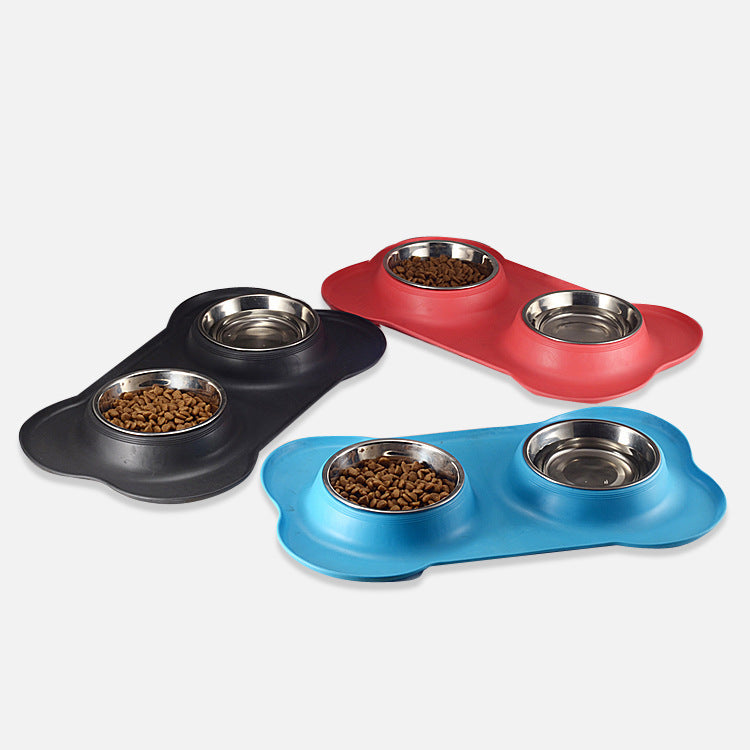 Pet double bowl