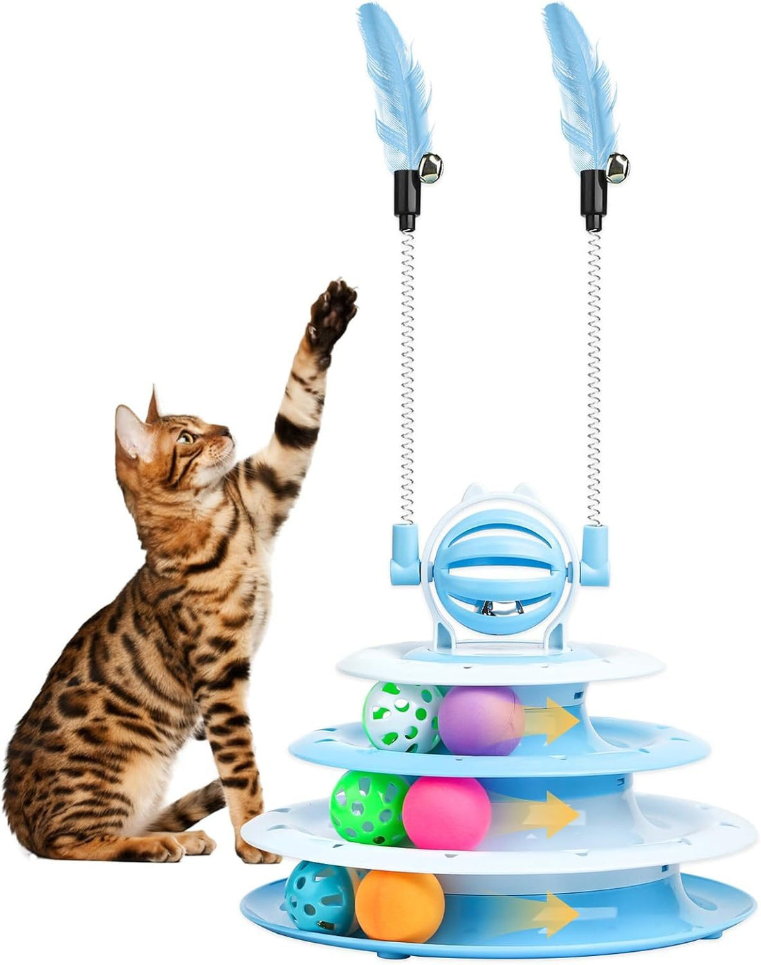 Cat Toys For Indoor Cats Kitten Toys Interactive Cat Toy Cat Puzzle Toy Cat Ball Toy