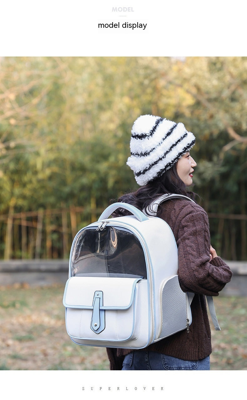 Simple Cat Bag Good-looking Outing Portable Portable Cat Backpack