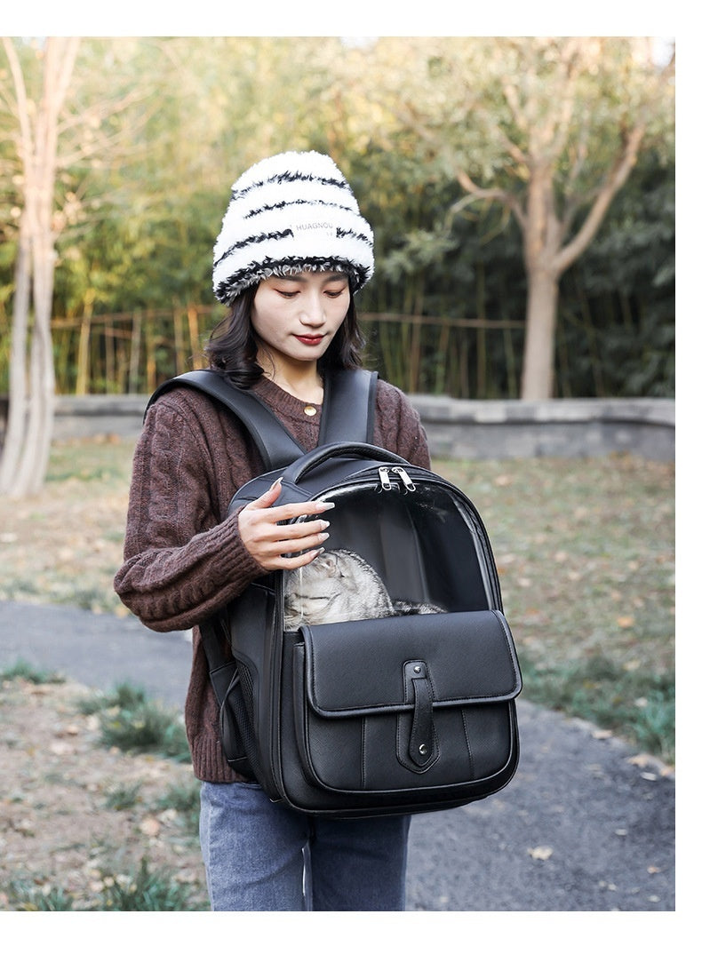 Simple Cat Bag Good-looking Outing Portable Portable Cat Backpack