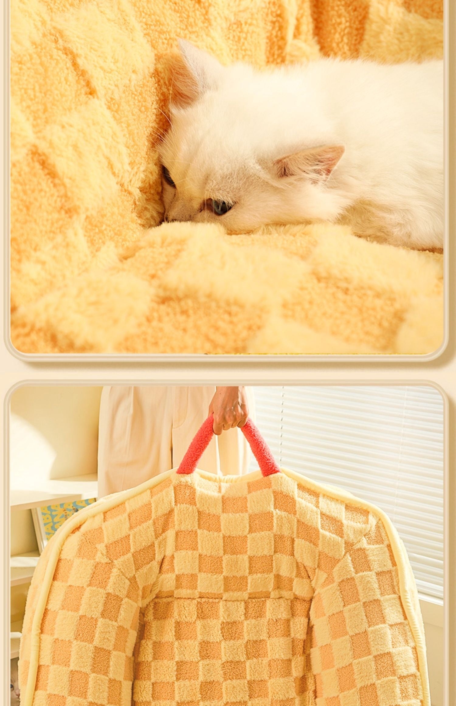 Cat Nest Winter Warm Pet Bed Removable And Washable