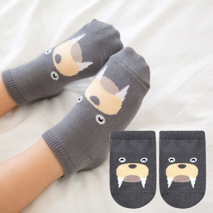 Cartoon children animal party boat socks