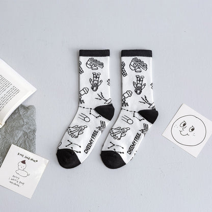 Cartoon personality creative funny socks