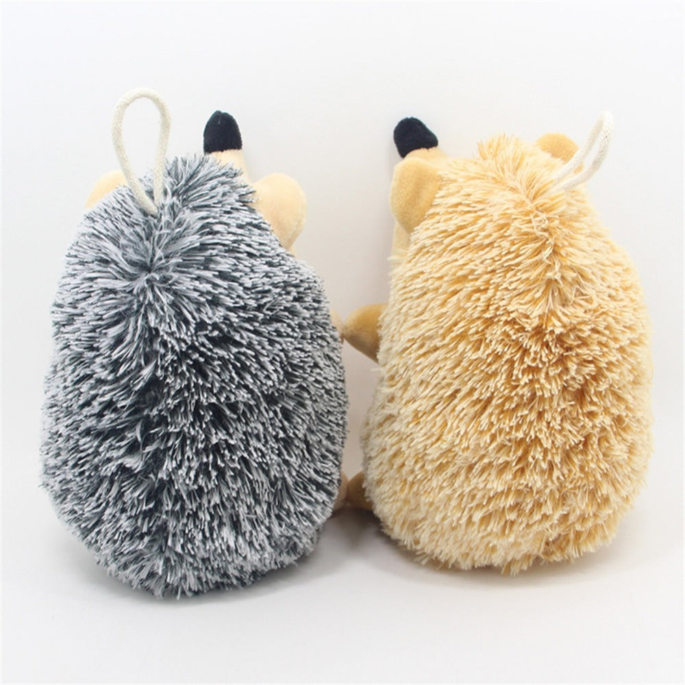 Pet plush hedgehog toy