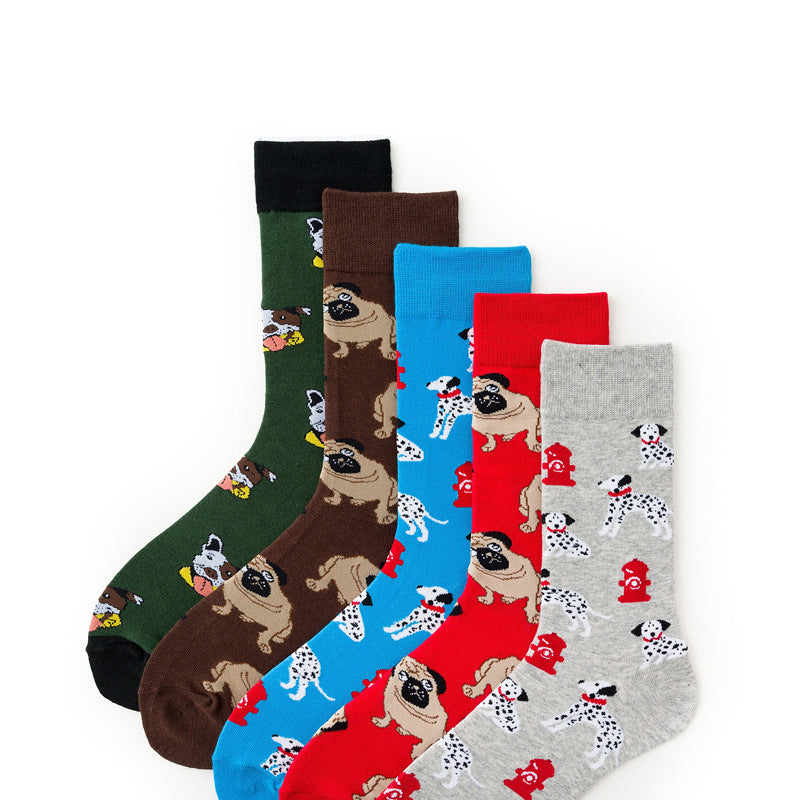 Colorful cartoon cotton socks