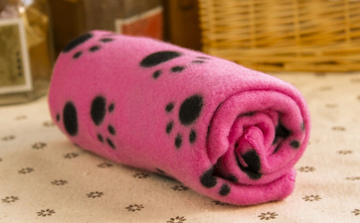 Dog Fleece Blanket Cat Litter Mat Puppy Soft Sleep Mat Lovely Mattress Cushion for Small Large Dogs Pet Supplie