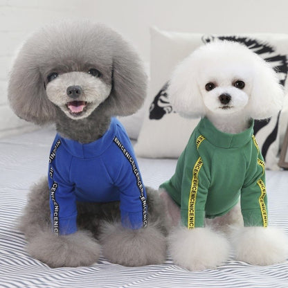 Chunqiu cotton pet solid color T-shirt