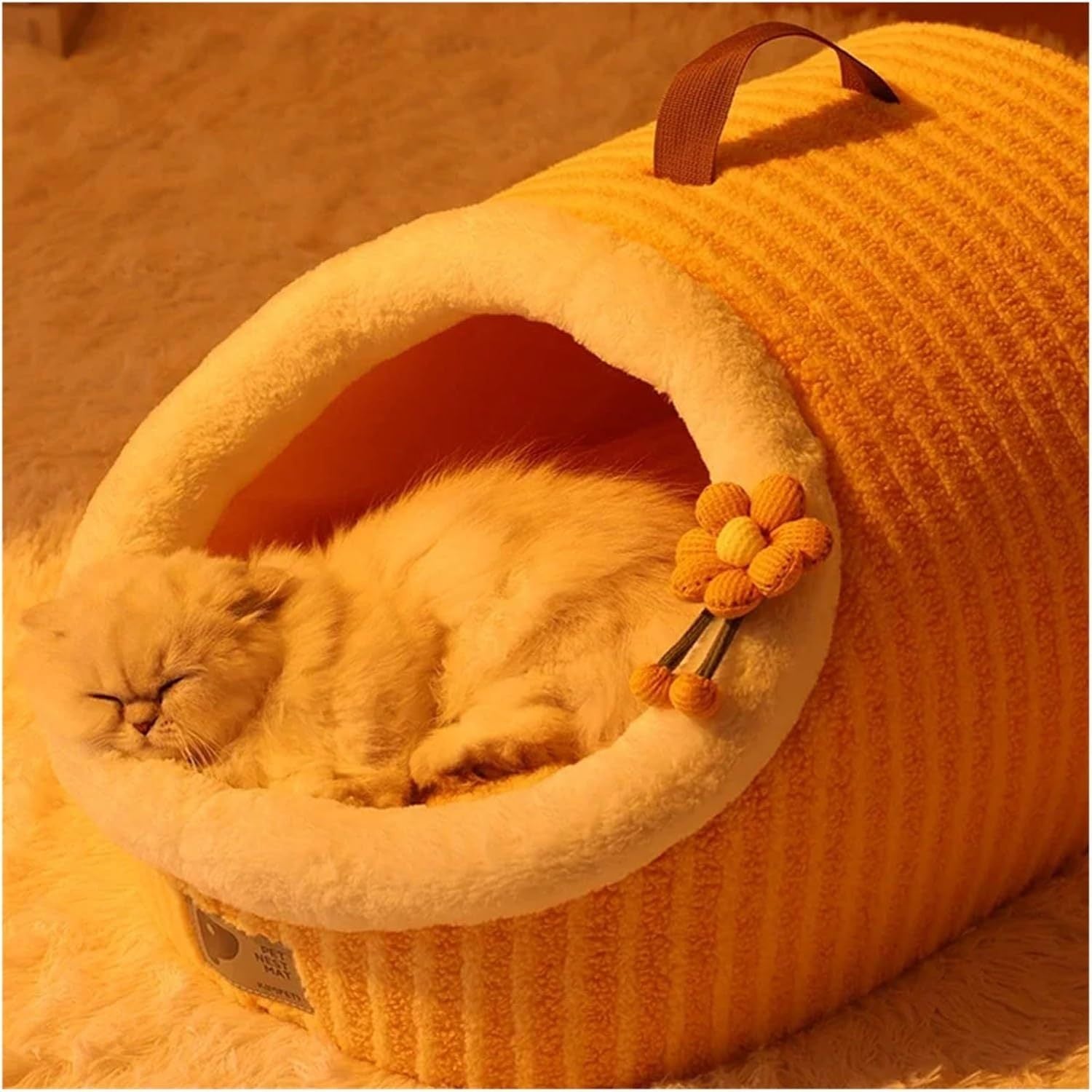 Cat House For Cats Cat Beds For Indoor Cats Cat Bed Cave With Removable Washable Cushioned Pillow  Calming Cozy Soft Cat Cave