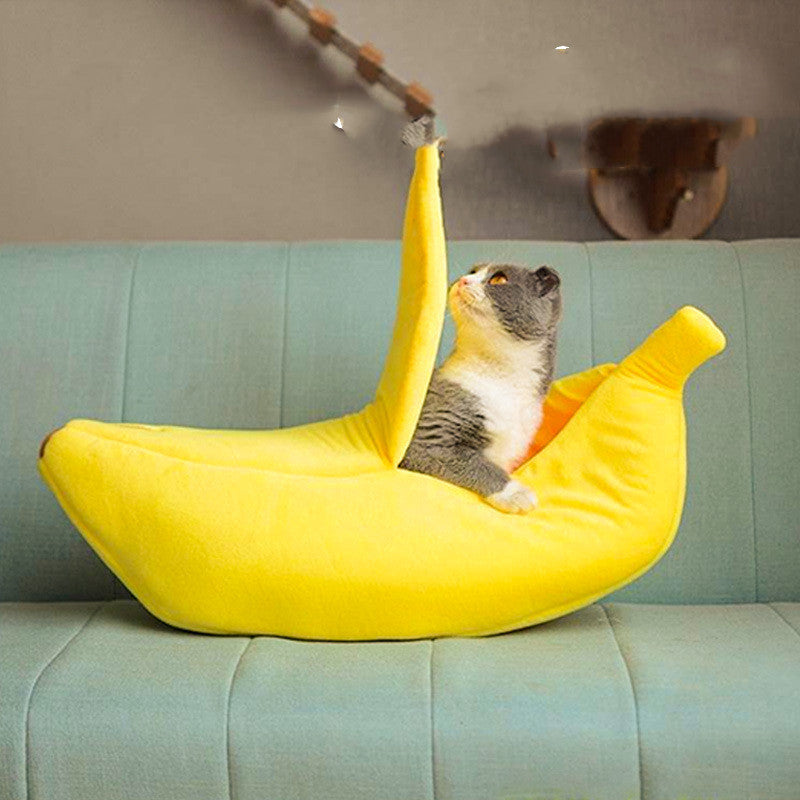 Banana Cat Litter Creative Boat-shaped Pet Sleeping Bag