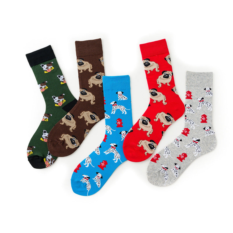 Colorful cartoon cotton socks