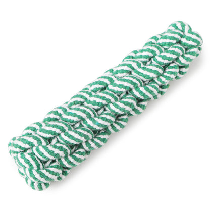 Striped cotton rope pet toy