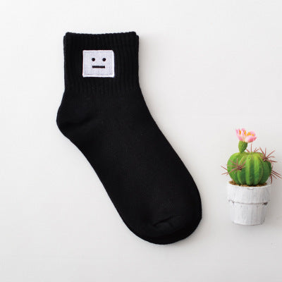 Cartoon embroidery socks