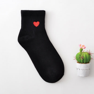 Cartoon embroidery socks