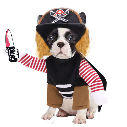 Pirates Turned Into Weird Pet Dogs Cats Halloween Day Costumes