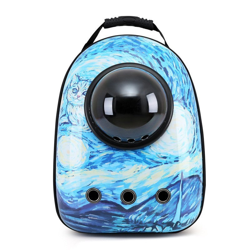 Pet Outdoor Portable Cat Bag Space Capsule Outdoor Backpack