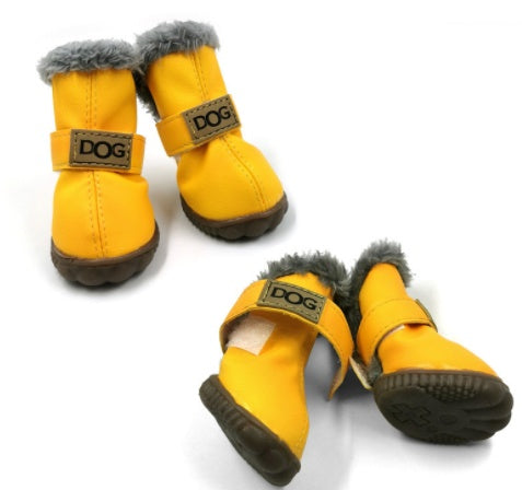 Dog Thick Snow Boots Keep Warm Teddy Autumn And Winter VIP Shoes