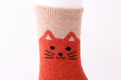 Cartoon Cotton Socks Wild Warm Thick Winter Wool