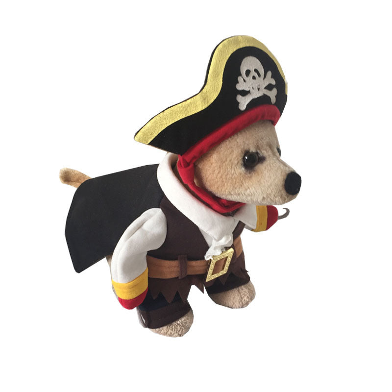 Halloween dog clothes funny clothes pirate clothes pet dress up foreign trade dog clothes