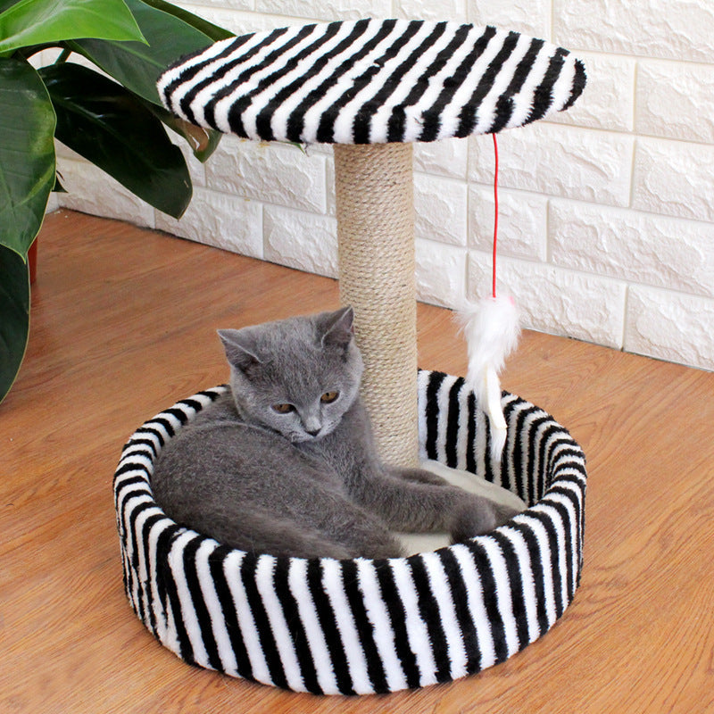 Cat tree small sisal toy jumping platform four seasons cat house