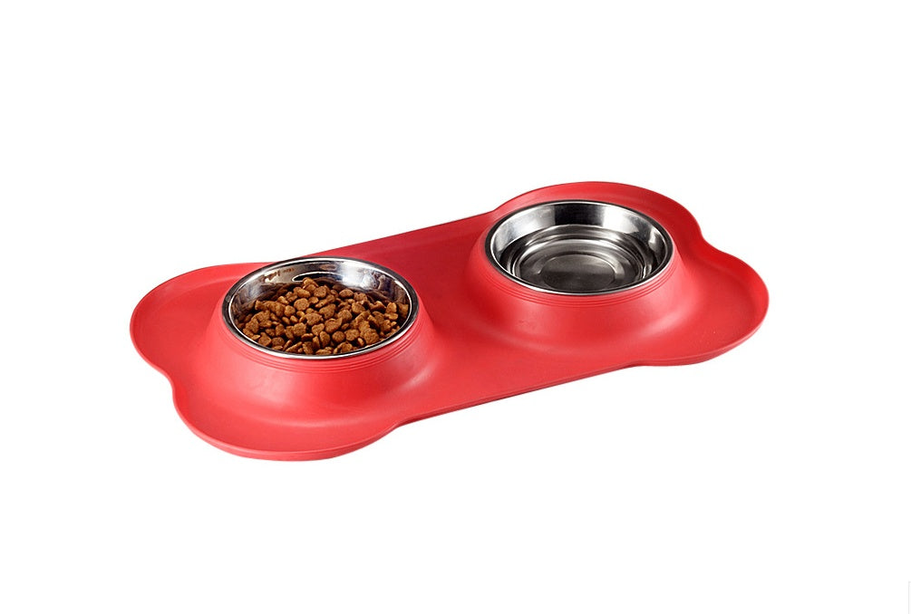 Pet double bowl