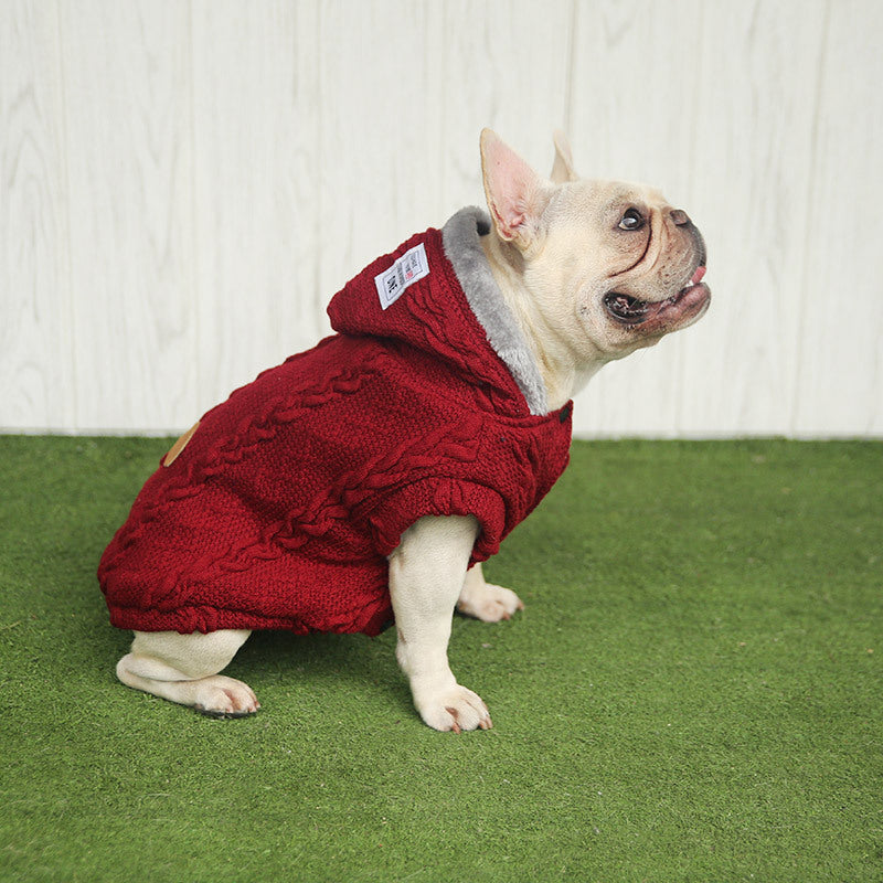 Wool plus fleece pet clothing