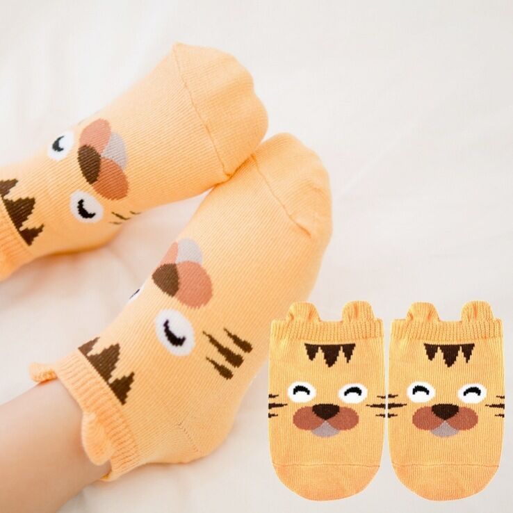 Cartoon children animal party boat socks