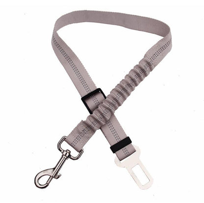 Adjustable Dog Seat Belt Dog Car Seatbelt Harness Leads Elastic Reflective Safety Rope