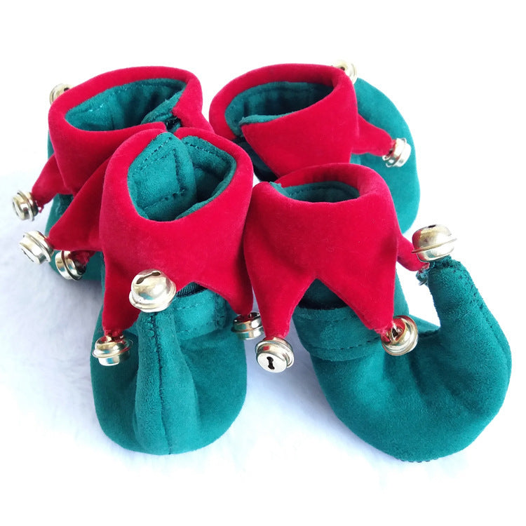 Dog shoes christmas