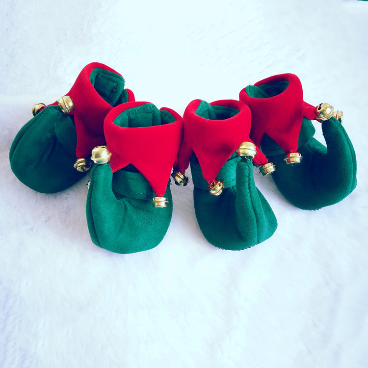 Dog shoes christmas