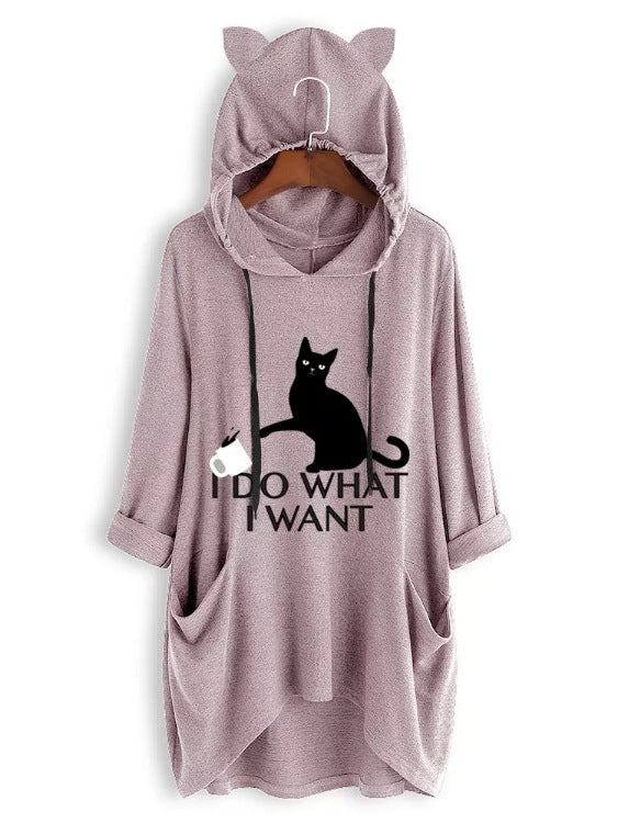 I Do What I Want Cat Shirt