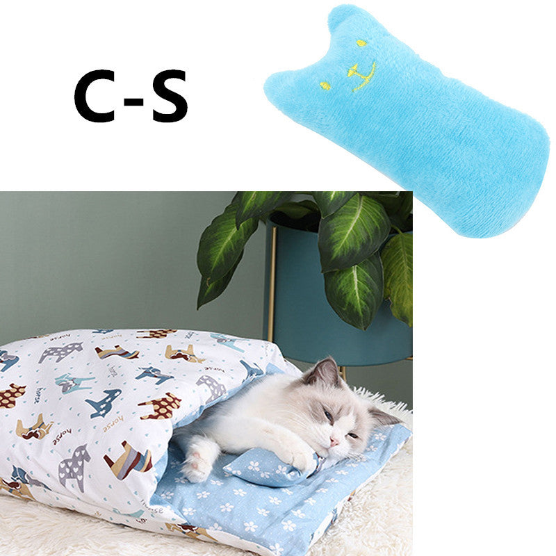 Cat Litter Winter Warm Cat Closed Removable And Washable Quilt