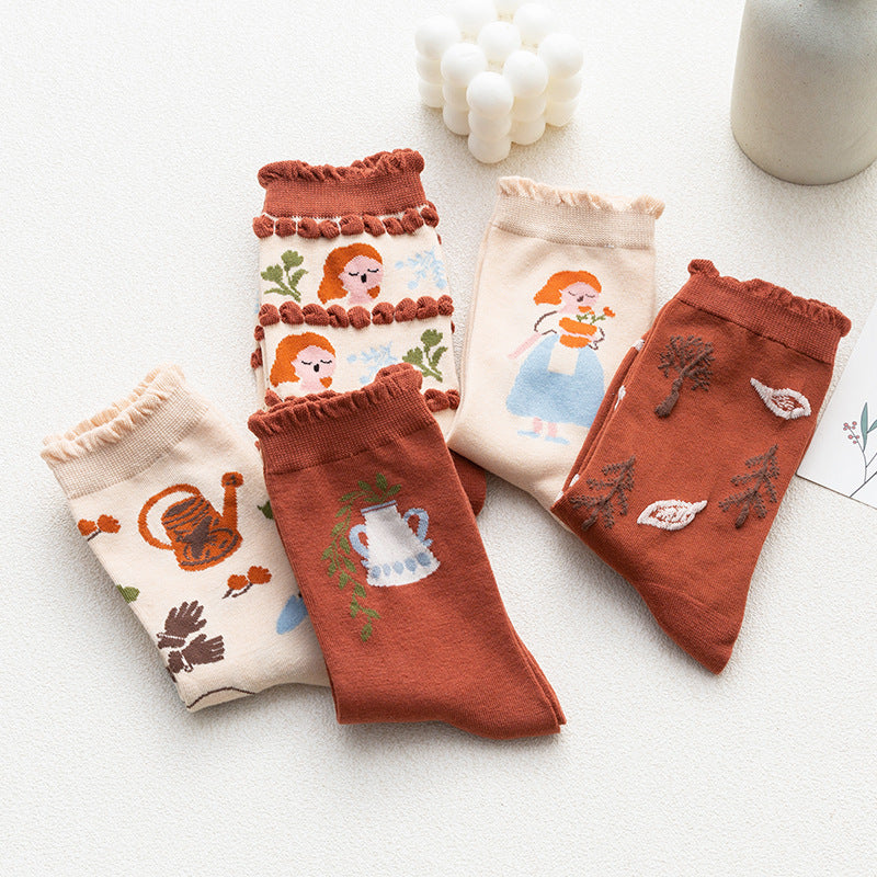 All-matching Caramel Cartoon Women&