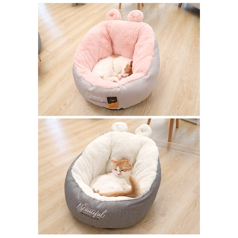 Cute creative net red ears cat house small dog dog kennel