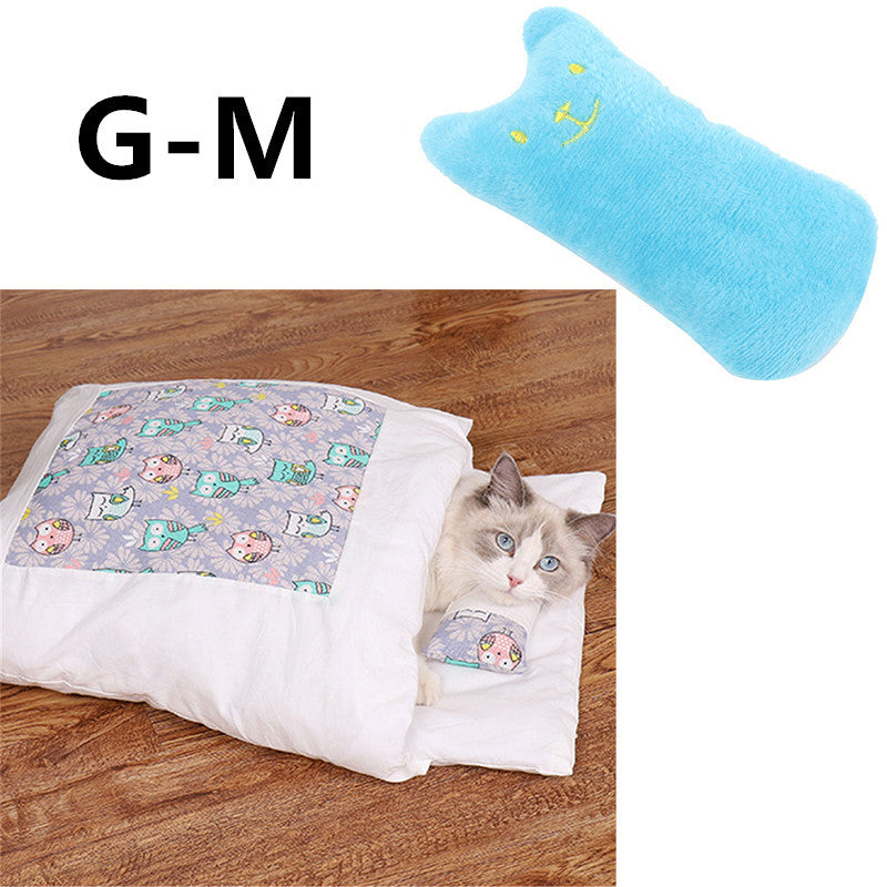 Cat Litter Winter Warm Cat Closed Removable And Washable Quilt