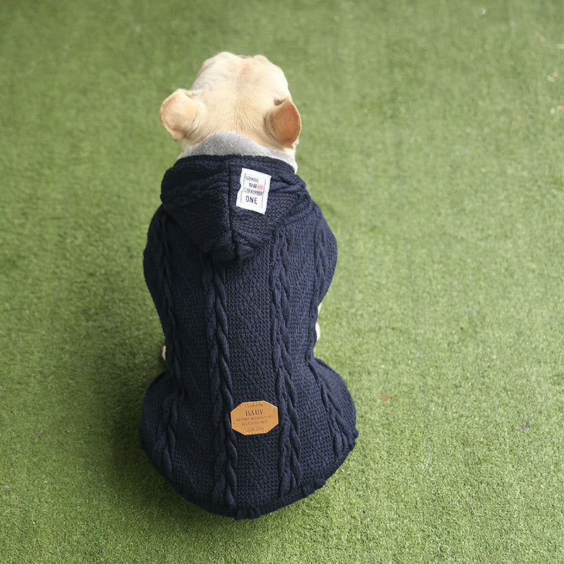 Wool plus fleece pet clothing