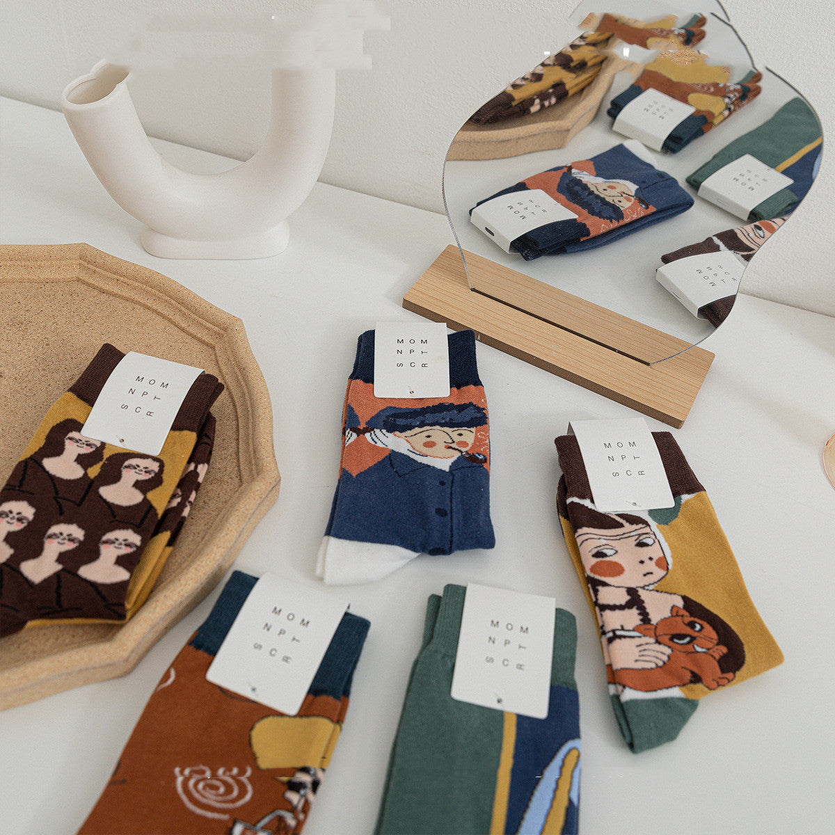 Funny Face Fashion Street Couple Socks Men And Women Socks