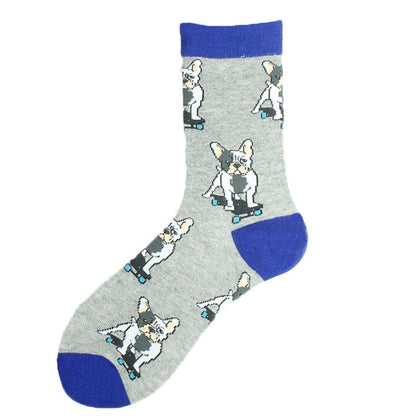 Fashion Printed Cotton Socks For Lovers