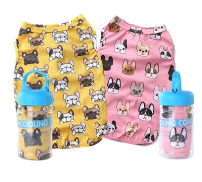 Cute And Creative Pet Print Cooling T-shirt