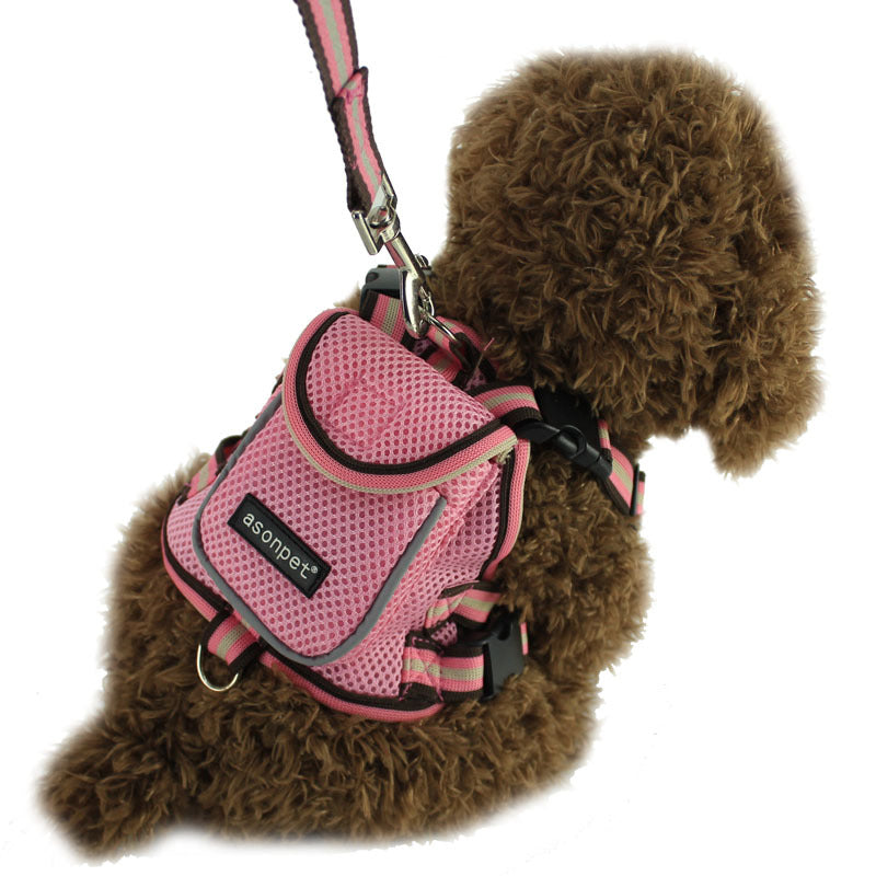 Pet traction school bag from backpack