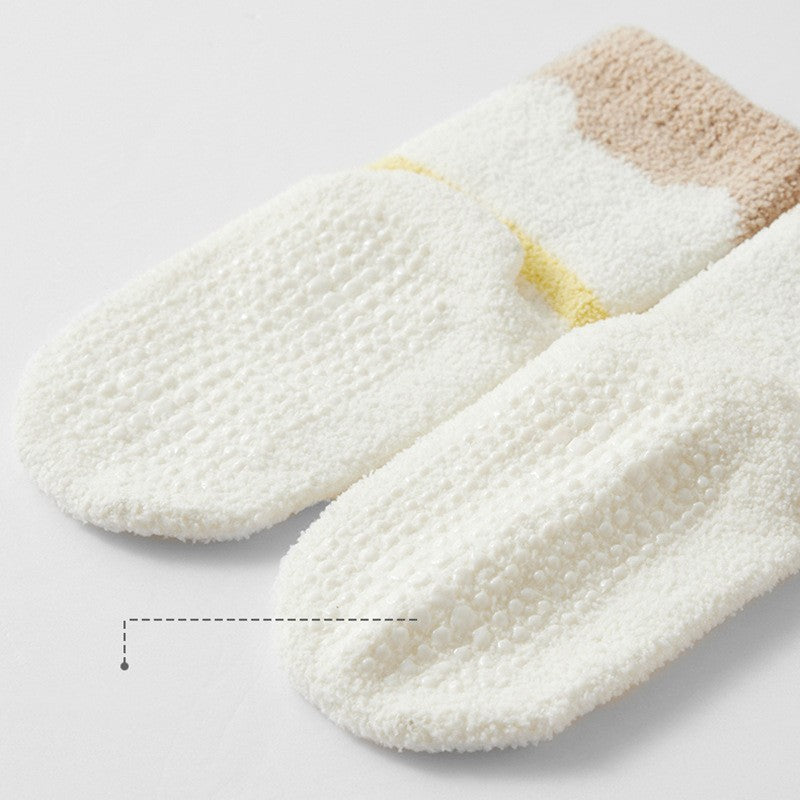 Dark And Light Animal Anti-skid Socks