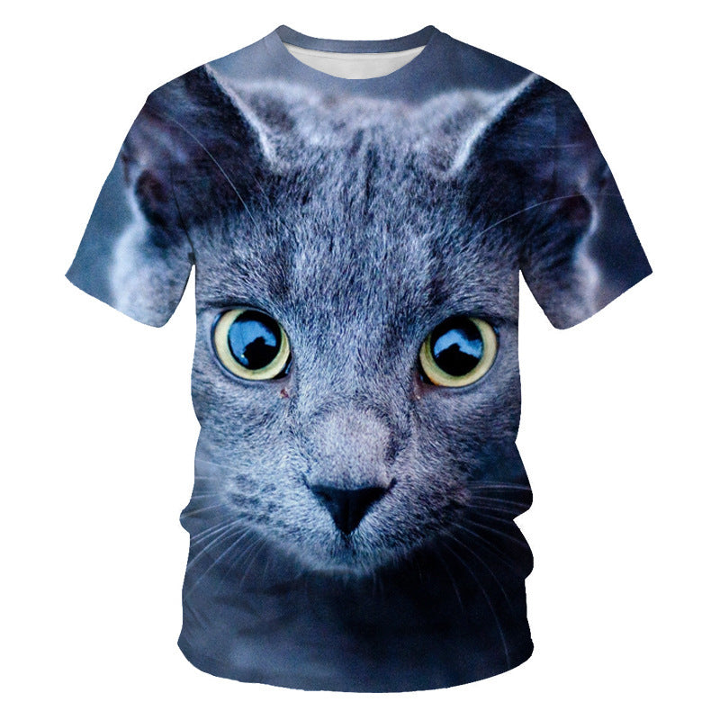 Cat Pattern 3D Digital Printing Men&