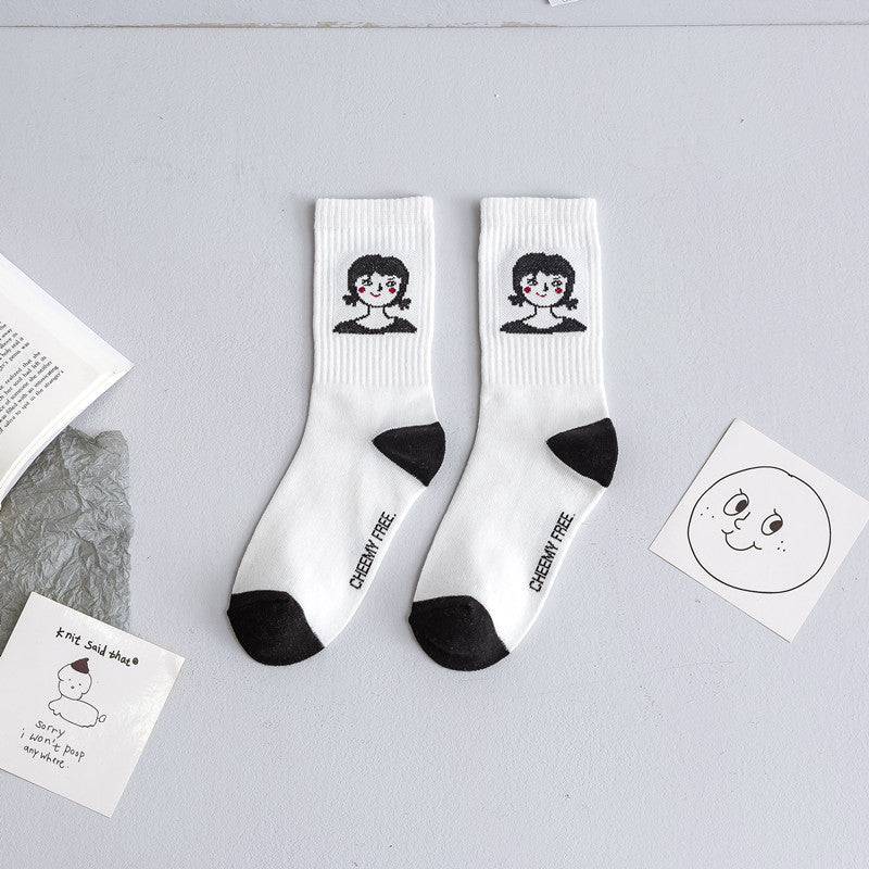 Cartoon personality creative funny socks