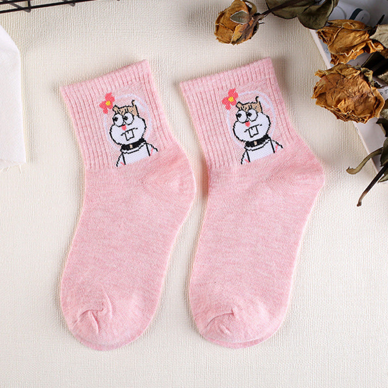 Cartoon cotton socks